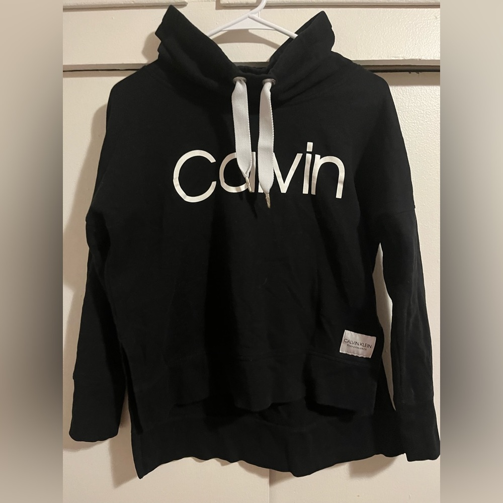 XS Calvin Klein Performance Gaiter Neck/ Turtle Neck with drawstrings Hoodie